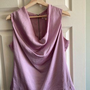 Pink Michael Kors Scoop Neck Blouse